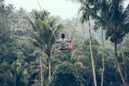 jungle swing in Bali